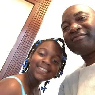 Daddy daughter date sponsored by Chic-Fil-A