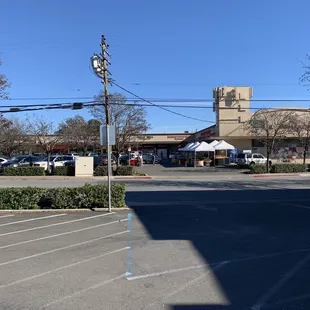 The store from across the street.