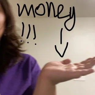 This is me with no money bc they took it!