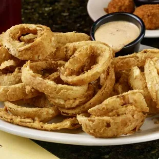 Homemade Onion Rings served with Remoulade Sauce!!