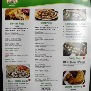 Very very affordable menu