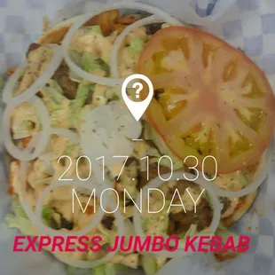 Pizza and grill express JUMBO KEBAB