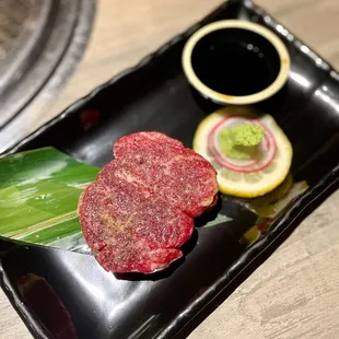 American Wagyu Tasting:  steak (diced)