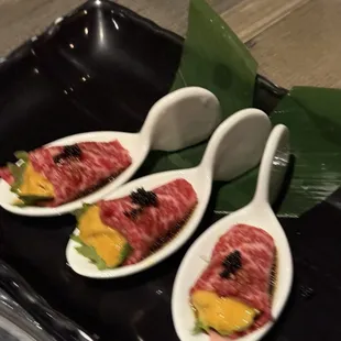 Beef Sashimi Plates