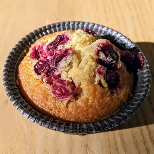 12/24/22 Gluten Free Polenta Cranberry Muffin