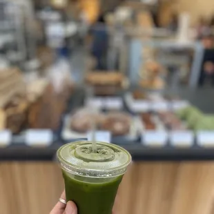 Matcha lemonade. Very good and def worth a try!