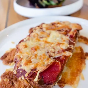 Grilled Cheese Pizza and BLT