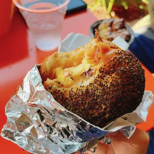 Bacon egg and cheese sandwich