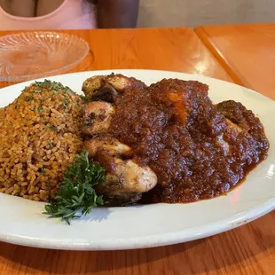 Chicken and Jollof Rice
