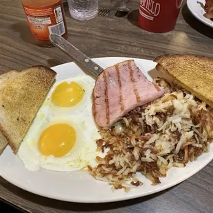 Number (#5) 2 Eggs, Side &amp; Ham