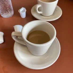 Great diner coffee.
