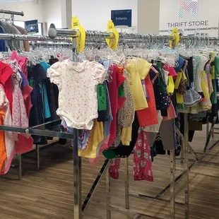 Large selection of children's clothes