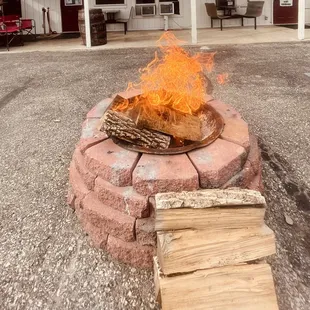 a fire pit