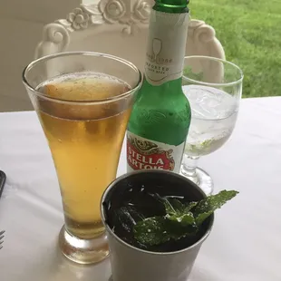 His and hers...Stella Artois and Mint Julep #Celebrating #13Years #WeddedBliss