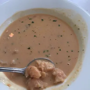 Shrimp and lobster bisque special