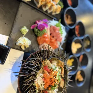 sushi and sashimi, food, sashimi, sushi
