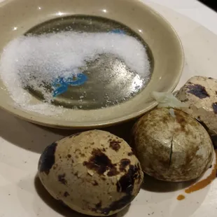 Boiled Quail Eggs