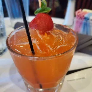 Refreshing Strawberry Basil Margarita!