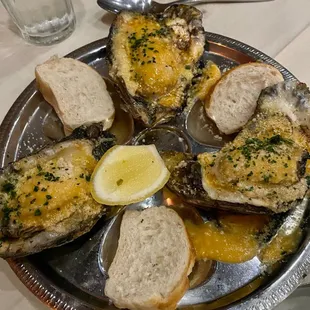 Oysters On the Half Shell