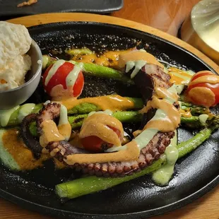 Grilled octopus