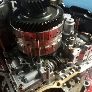 Inside of 2006 acura tl rebuild