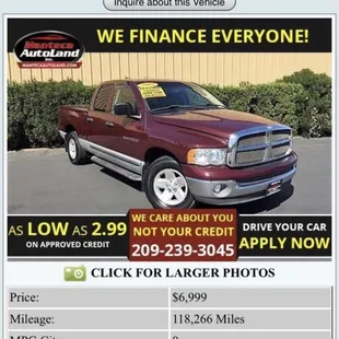 After I put a claim they changed the price in the add