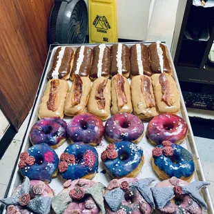 Mermaid and Galaxy Donuts