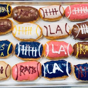 Football donuts