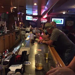 Sunday football at the Manteca Moose Lodge.