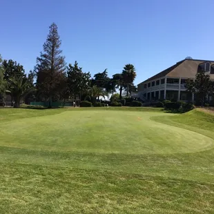 Hole 9 green