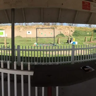 "Fun Shoot". The different stages and fluffy hanging out at the end. Update: they no longer do the fun shoot.