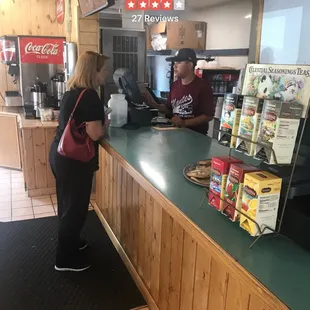 Front counter