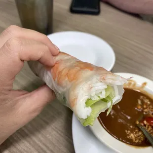 3. Fresh Summer Rolls