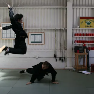Mantis Kung Fu Shifu's as they train