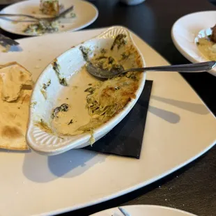 Spinach and artichoke dip- told ya it was good!