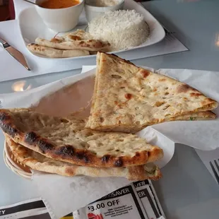 My favorite - chicken naan!