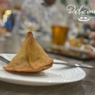 Samosa for an appetizer is PERFECTION.