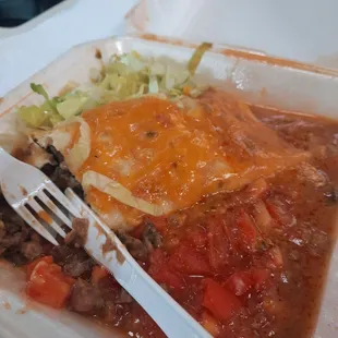 A mother fucking thumb tack in my burrito!!!