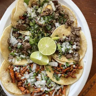 More tacos! Asada and Al pastor - favorites