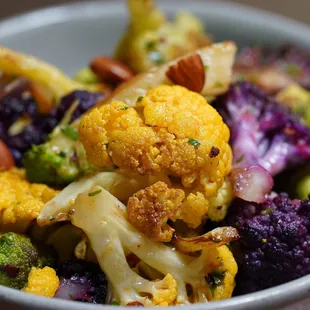 Roasted Cauliflower, Date Vinegar, Almonds