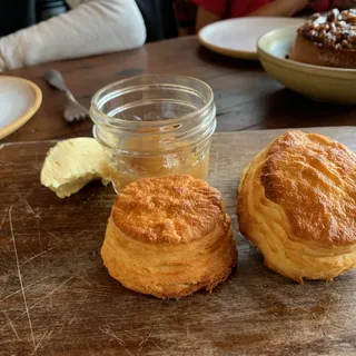 Cream Biscuits, Steen's Butter, Colonel Newsom's Aged Country Ham