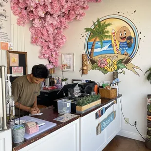 sushi and sashimi, interior