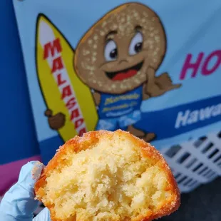 Inside of the malasada