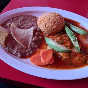 Love my #18 Huevos Rancheros for breakfast and lunch.  Yum