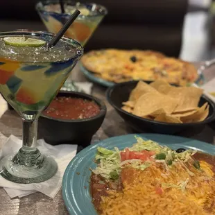 mexican food and drinks