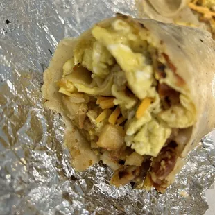 The most amazing breakfast burrito!