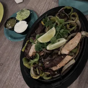 chicken and steak fajitas (Keto)