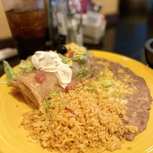 Chimichanga plate