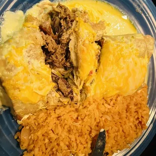 Shredded Beef Chimichanga