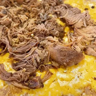 Cheese Crisp with Carnitas (incredible).